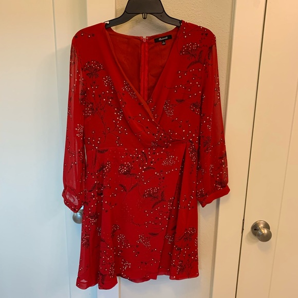 Madewell Faux Wrap Dress - Picture 3 of 5